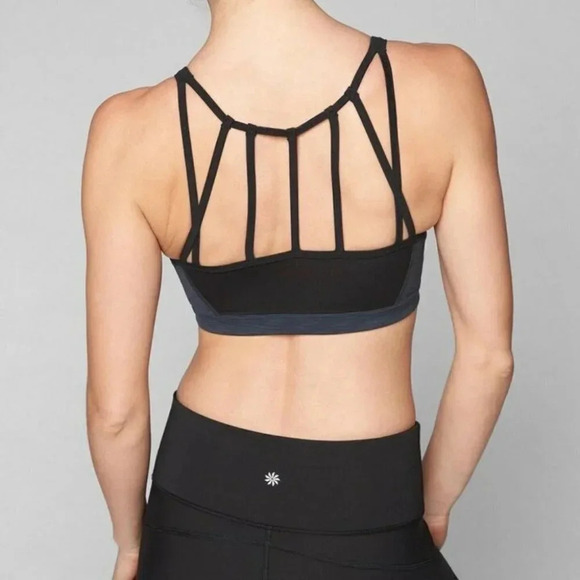 Athleta Max Out  Chi 2 in 1 Tank - Black/Gray - size S - Picture 3 of 9